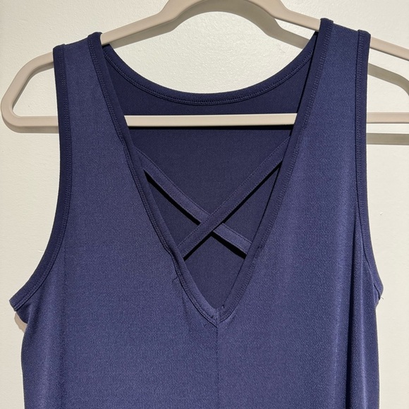 Banana Republic Factory Deep Blue Maxi Dress. Size Medium - Picture 8 of 8